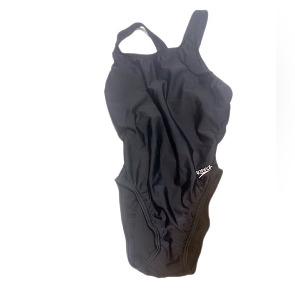 NWT Speedo Black Athletic Sport Endurance+ Super Pro Solid Adult Athletic one 28 - Picture 2 of 4